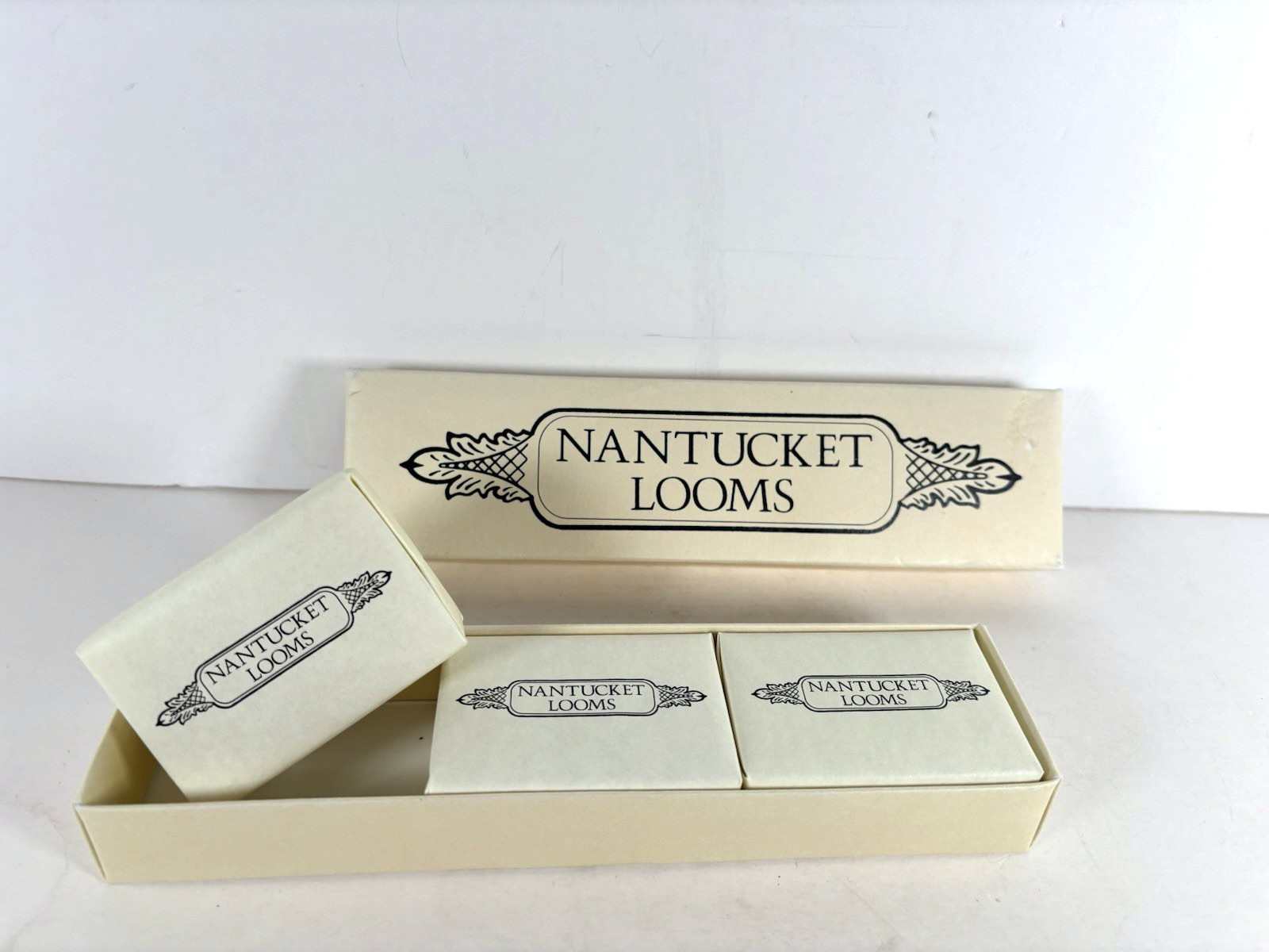NEW Nantucket Looms 3 Bar Soap Set Wildflower Scented Boxed NIP