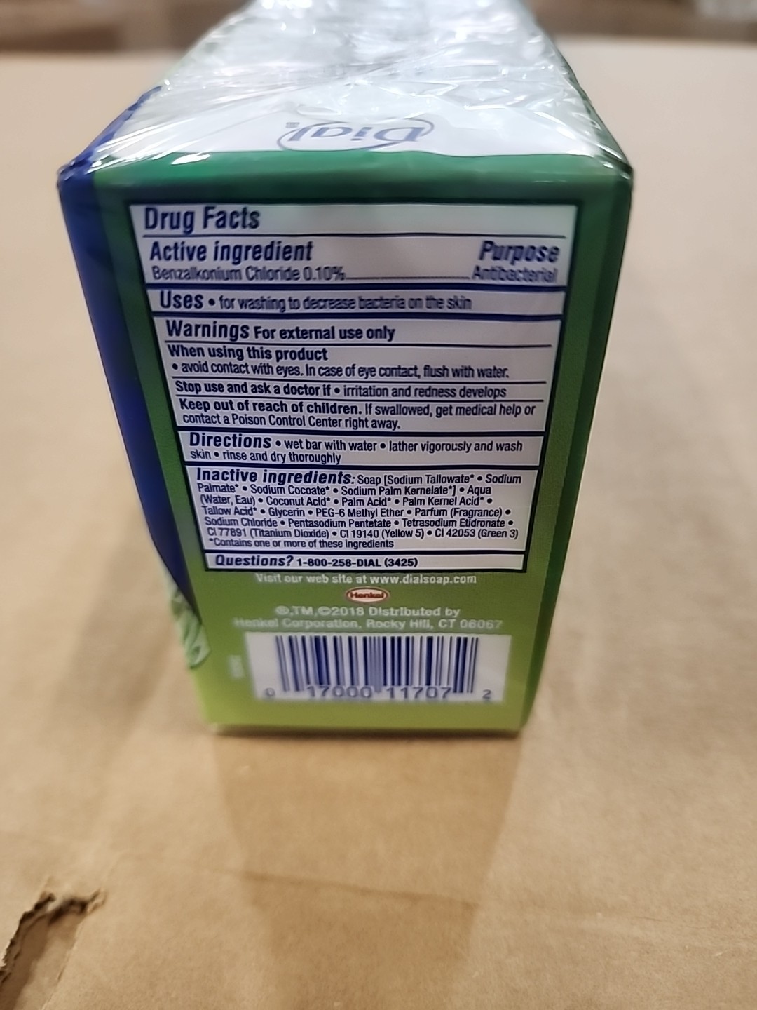 Dial Antibacterial Bar Soap Mountain Fresh Deodorant 3.2oz (6 Pack) DISCONTINUED