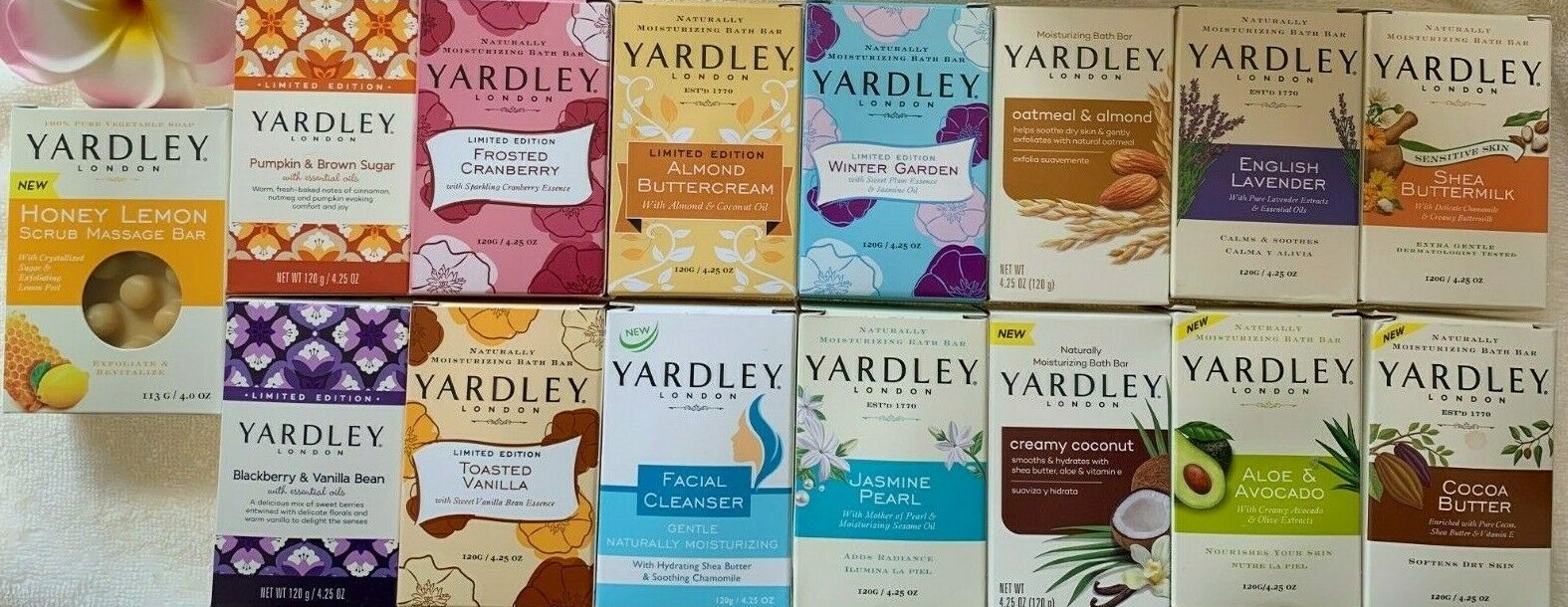 YARDLEY LONDON Moisturizing Bath Bar***chOOsE yOUr scEnt(s)***FULL SIZES~~~NEW
