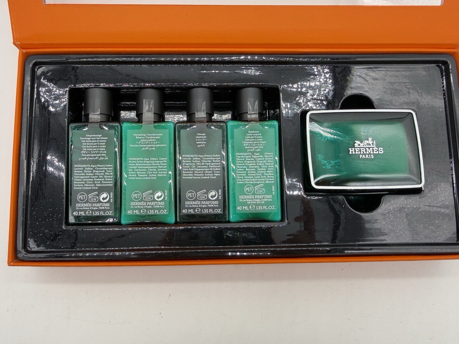 Hermes Eau D’Orange Verte Travel Set Gift Bag Included