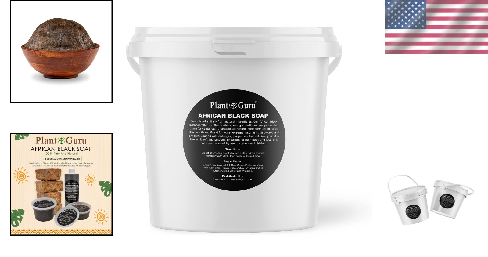 Traditional Skincare: African Black Soap Paste 8 lbs