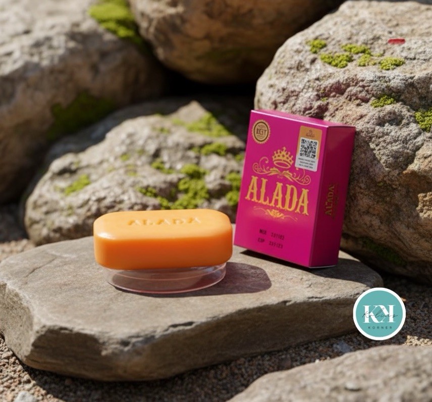 ALADA Whitening Soap Naturally Brightening Natural Extract Face Body 160G