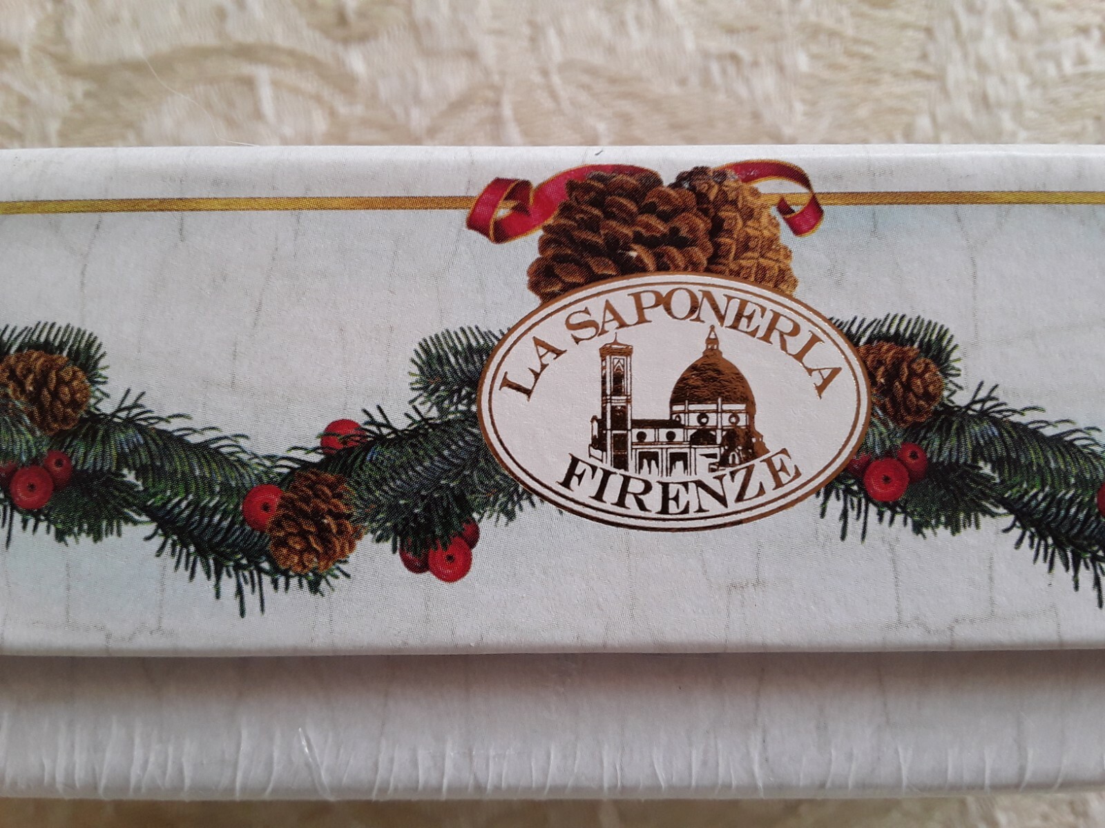 La Saponeria Firenze Tuscan Spruce Scented Soap w Oil 10.5 oz Made In Italy NIB