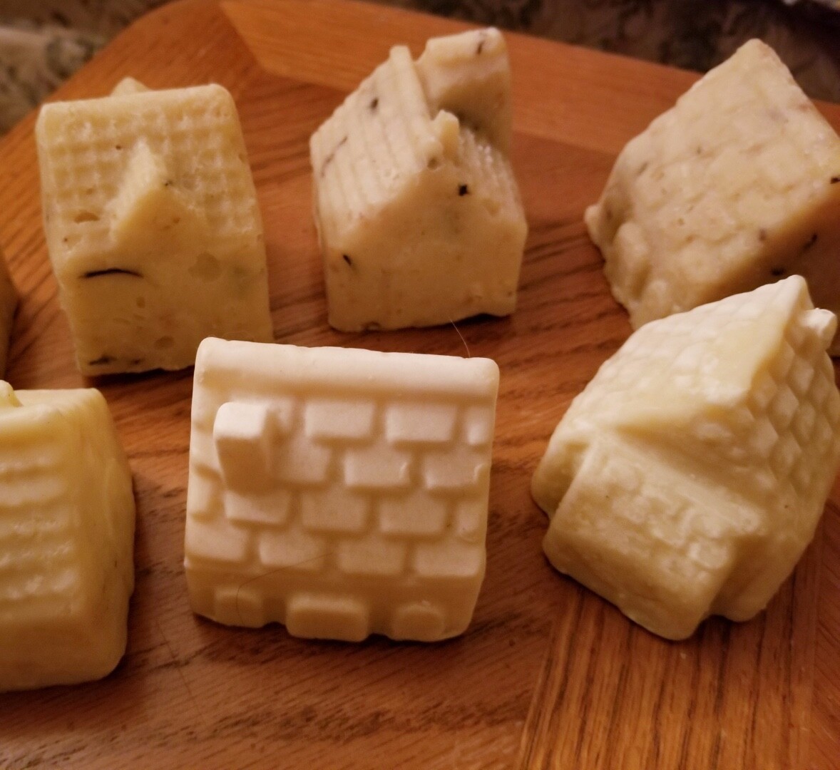 Handmade soap- organic ingredients- turkeys, swirls, houses, flowers, TX