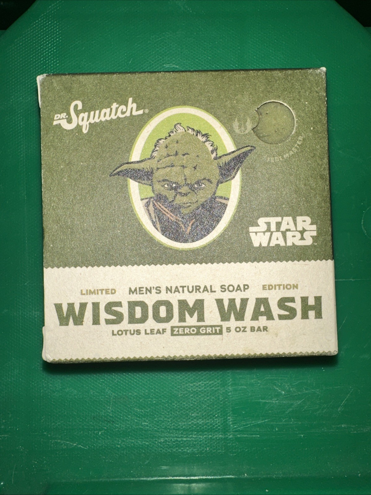 Dr Squatch Wisdom Wash Star Wars Yoda Inspired Limited Edition Bar Soap 5oz