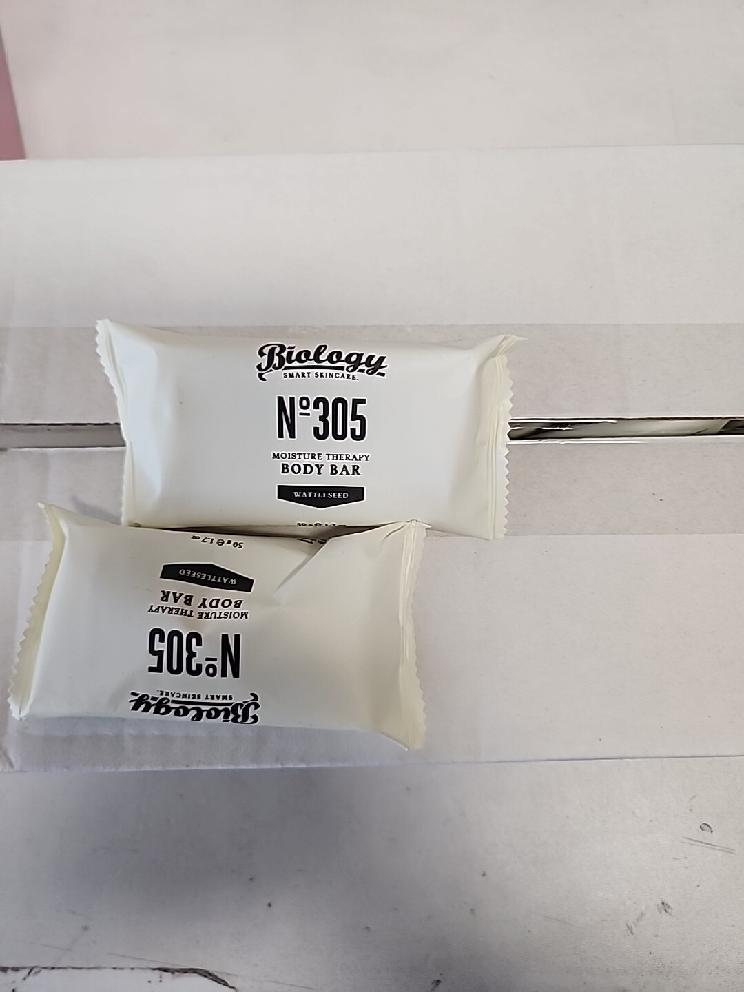 Biology No.305 Moisture Therapy Body Bar 1.7 Oz. Soap. 2 Boxes Of 50. Total 100