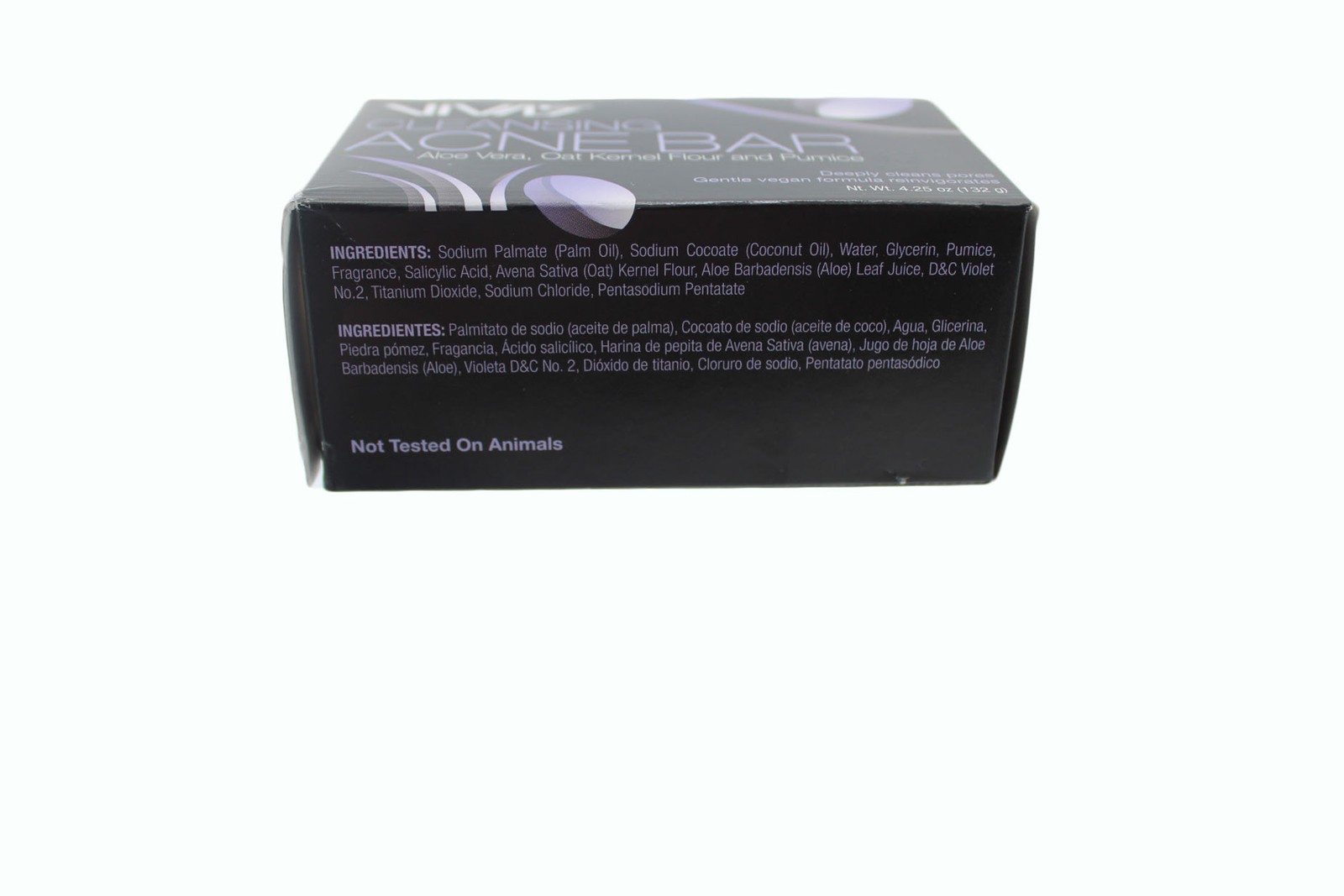 Acne Soap Vivas by Ampro Acne Cleansing Bar with Aloe Vera Oat Kernel Flour 4.25