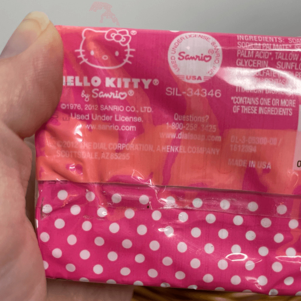 Rare Dial Sanrio Hello Kitty Bar Soap (2 Bars) New Sealed Collectable 2012 NWT