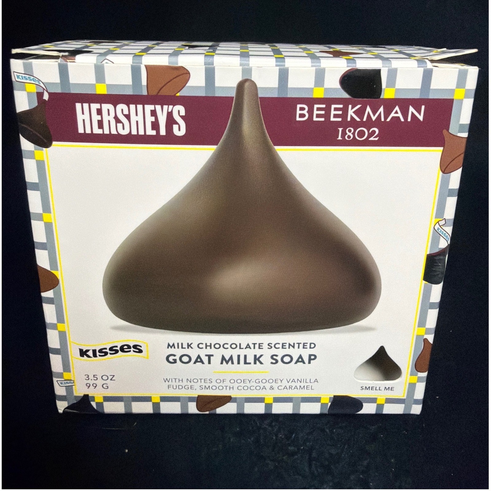 Beekman 1802 Hershey’s Milk Chocolate Kisses Scented Goat Milk Soap 3.5oz New