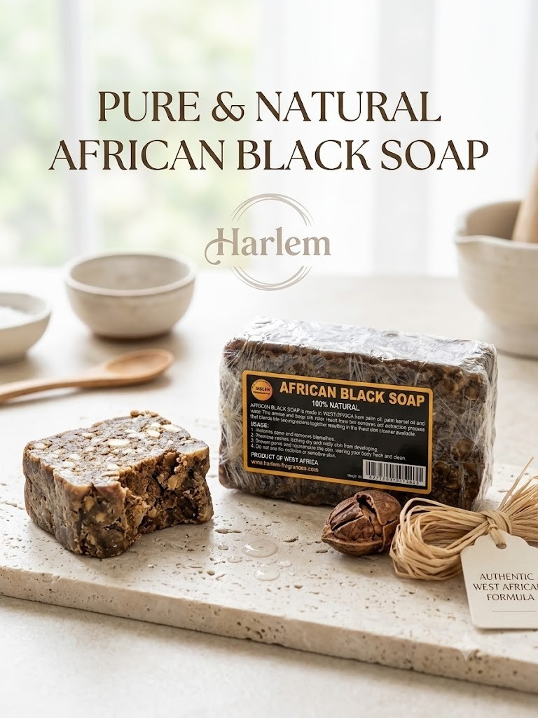 Authentic African Black Soap 1lb Raw Natural Acne Rashes Dark Spot Cleanser Bar