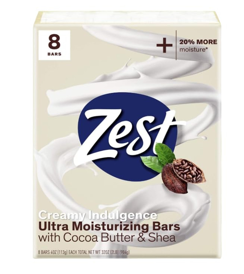 8-Bar Bath Size Soap, Creamy Cocoa Butter & Shea, 4 Ounce