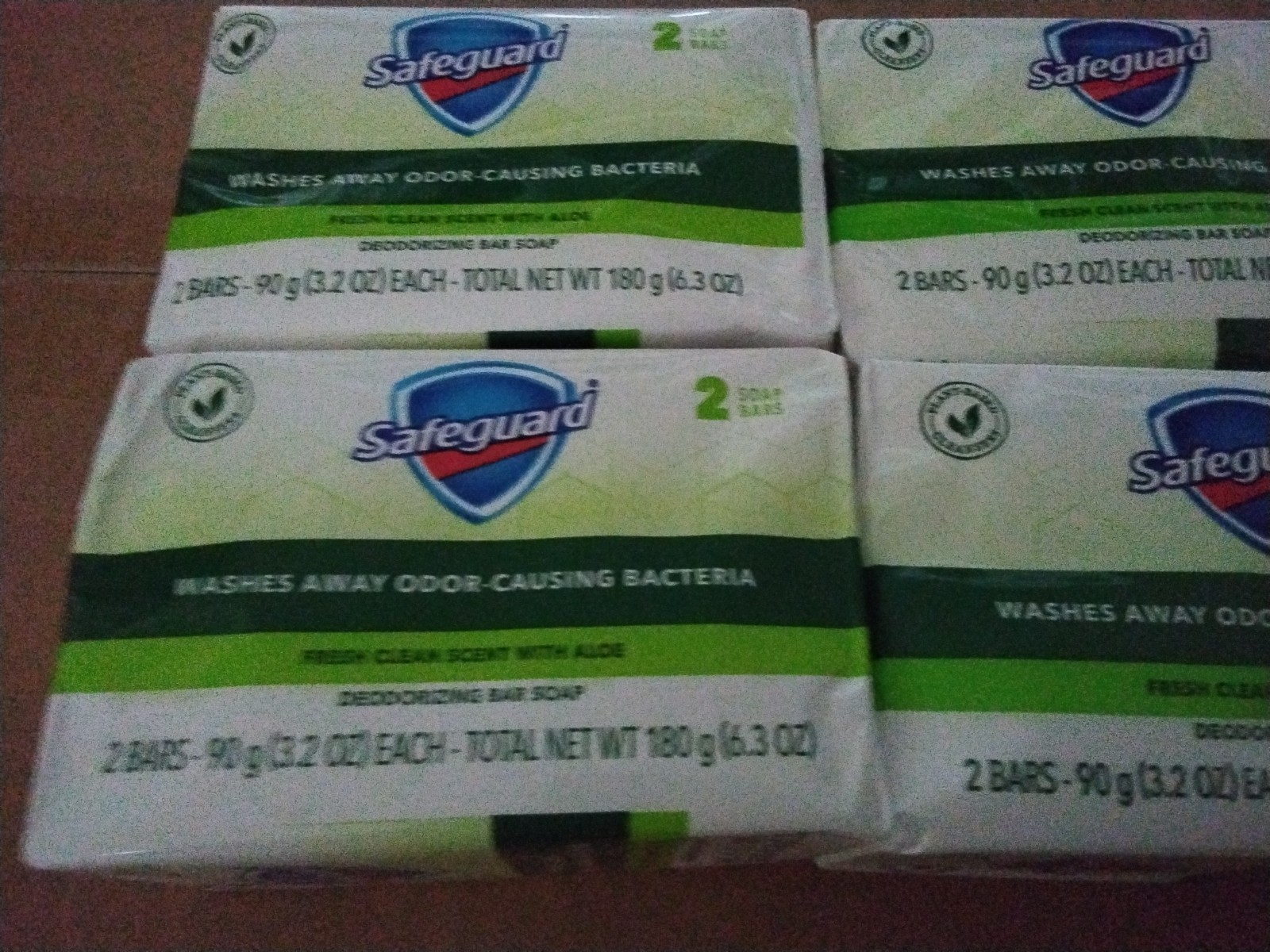 Safeguard Fresh Clean Scent Aloe Soap Bars 8-Pack, Washes Away Bacteria