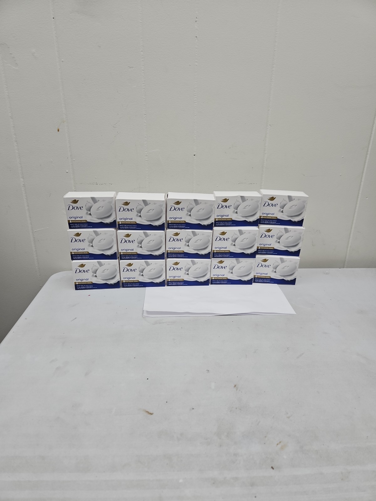 Dove Beauty Bar Original Deep Moisturizing Cream Soap 15 Pack 3.75 oz bar (A33)