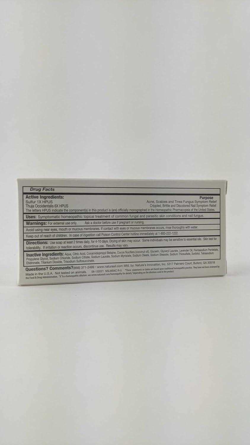 Natural Lavender Soap Bar for Acne & Bug Bites Relief, 4 oz – Family-Friendly