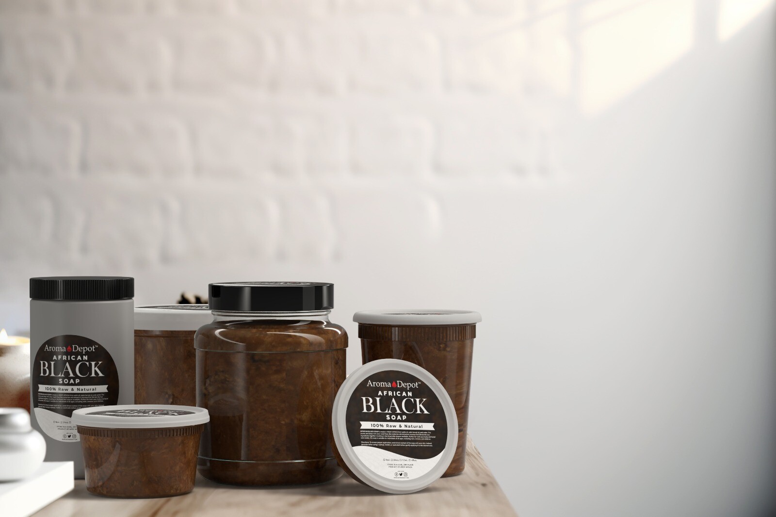 African Black soap PASTE 12 oz. Natural Soap Body & Face Wash For Acne Dark Spot