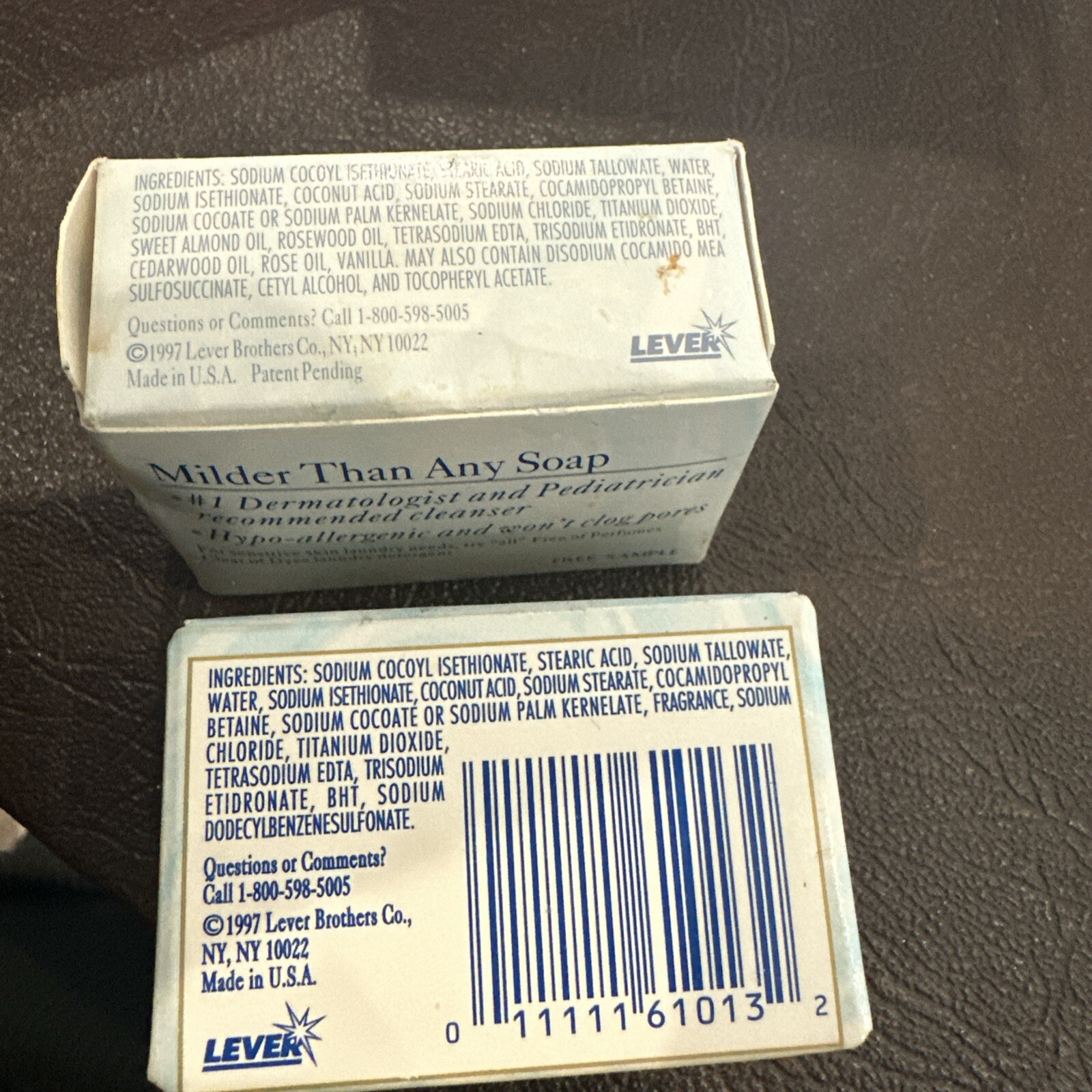 Vintage 1997 Dove Soap White 1/4 Moisture Lotion Bar 11 Pack Various Sizes