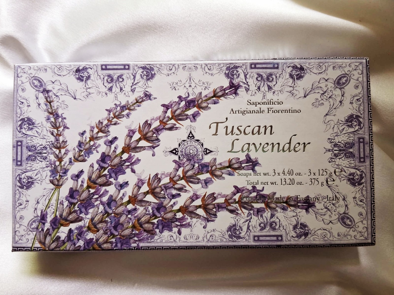 Saponificio Artigianale Fiorentino Tuscan Lavender 3 x 4.40oz Soap Bars