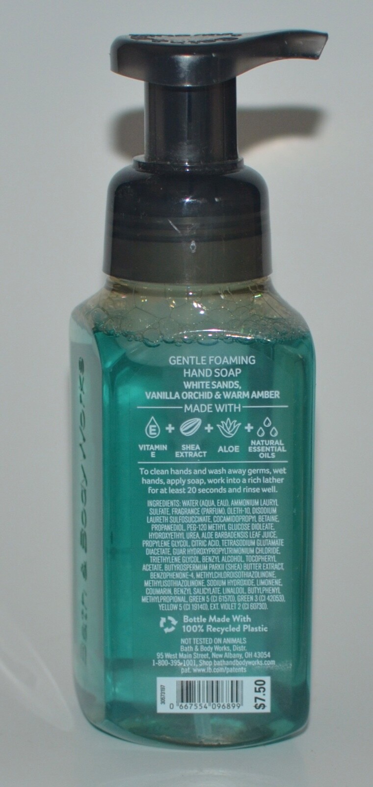 1 BATH & BODY WORKS FIJI WHITE SANDS GENTLE FOAMING HAND SOAP WASH 8.75 OZ LARGE