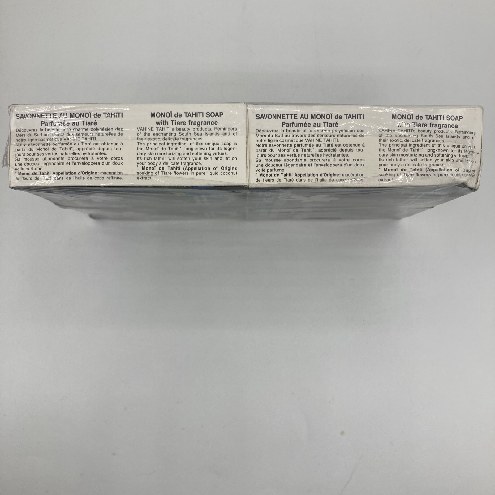 4 Bars Sealed Vintage 1980’s Vahine Tahiti Tiare Fragrance Monoi De Tahiti Soap