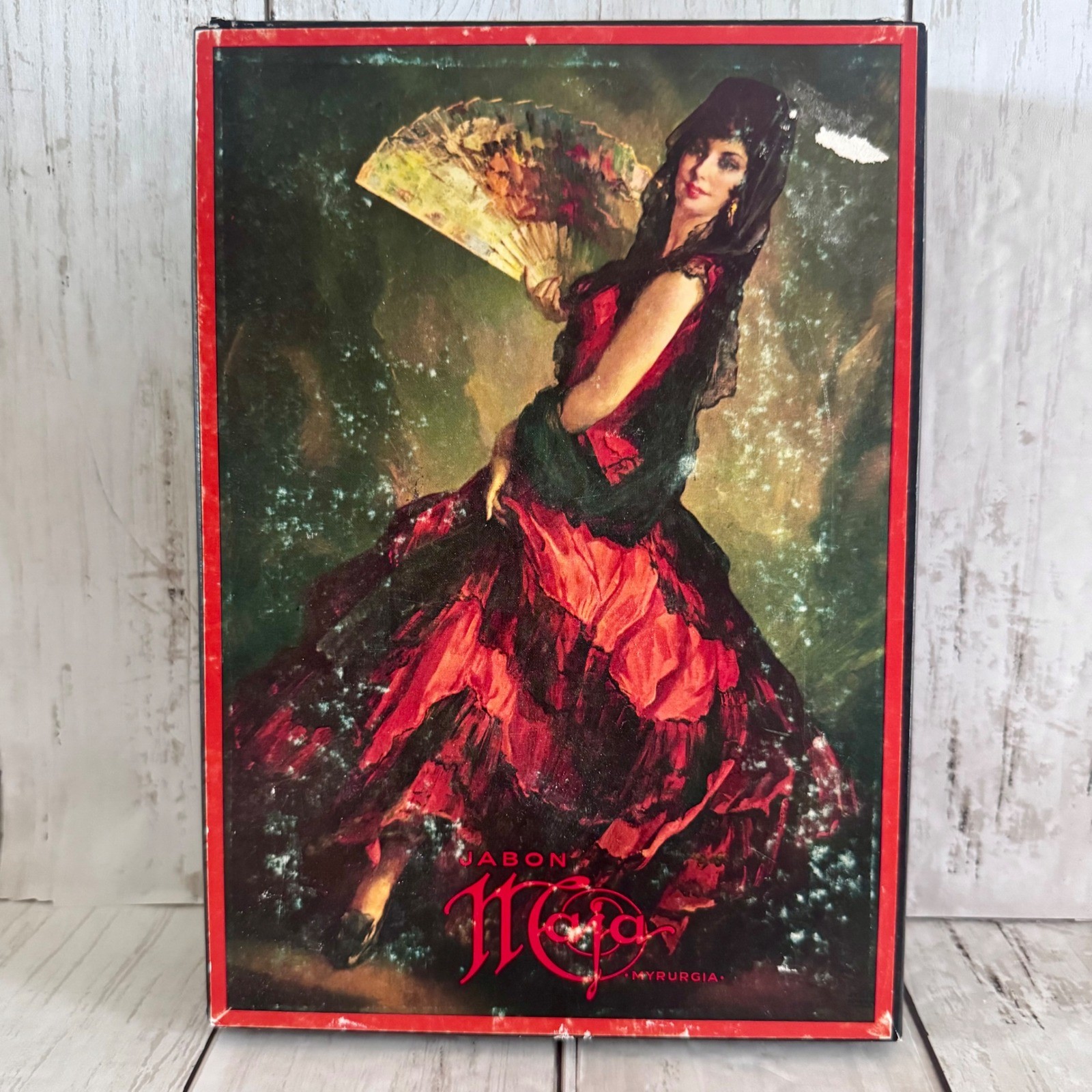 Maja Myrurgia Jabon Luxury Soap 6 Sealed Bar Gift Set Vintage Flamenco Box