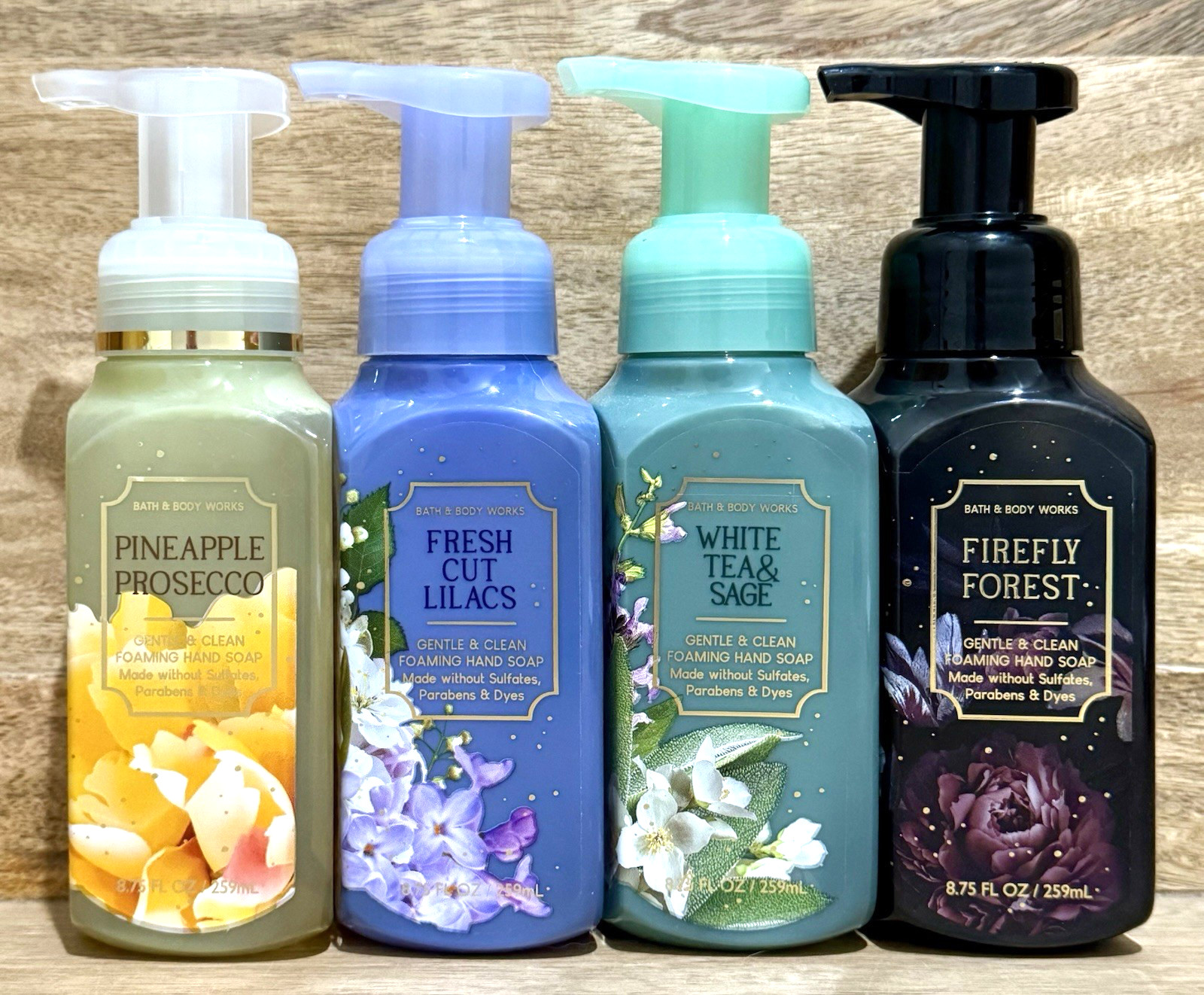 4x Bath & Body Works Foaming Hand Soaps ~ Pineapple Strawberry Kiwi Daydreams
