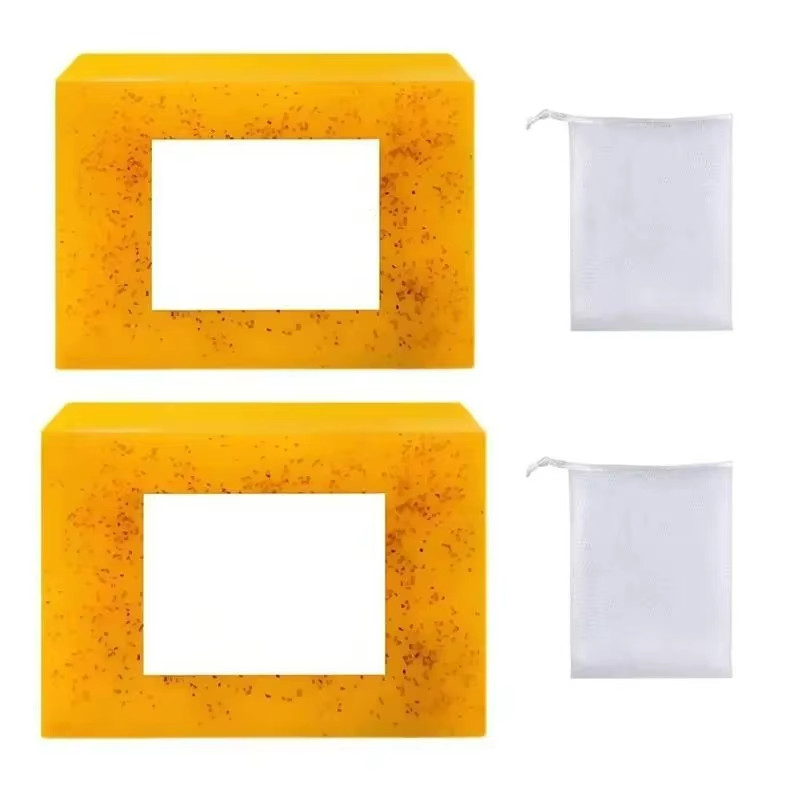 Turmeric Hand Made Soap, Lemon Kojic Acid Soap, Shower and Facial Soap