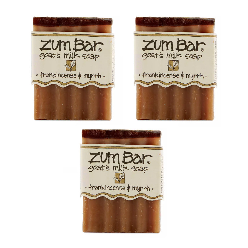 Indigo Wild Zum Bar Frankincense & Myrrh 3 oz ( pack of 3 )
