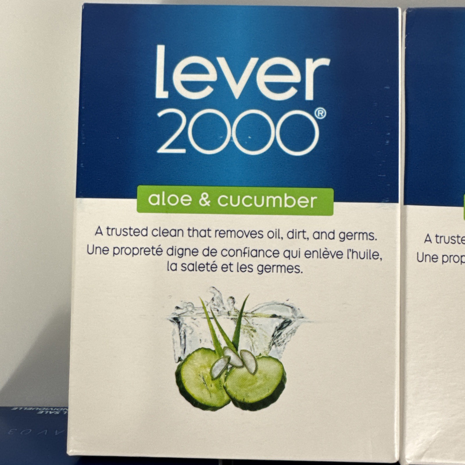 Lever 2000 Aloe & Cucumber Bar Soap 3.75oz Lot of 5 Bars NEW UNOPENED