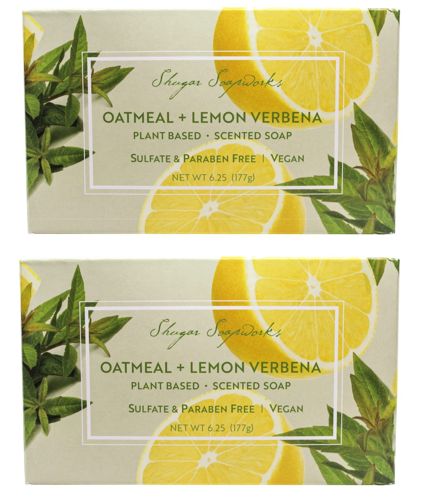 Oatmeal & Lemon Verbena Soap 6.25 Oz – Plant Based, Vegan, Natural, Pure, No …