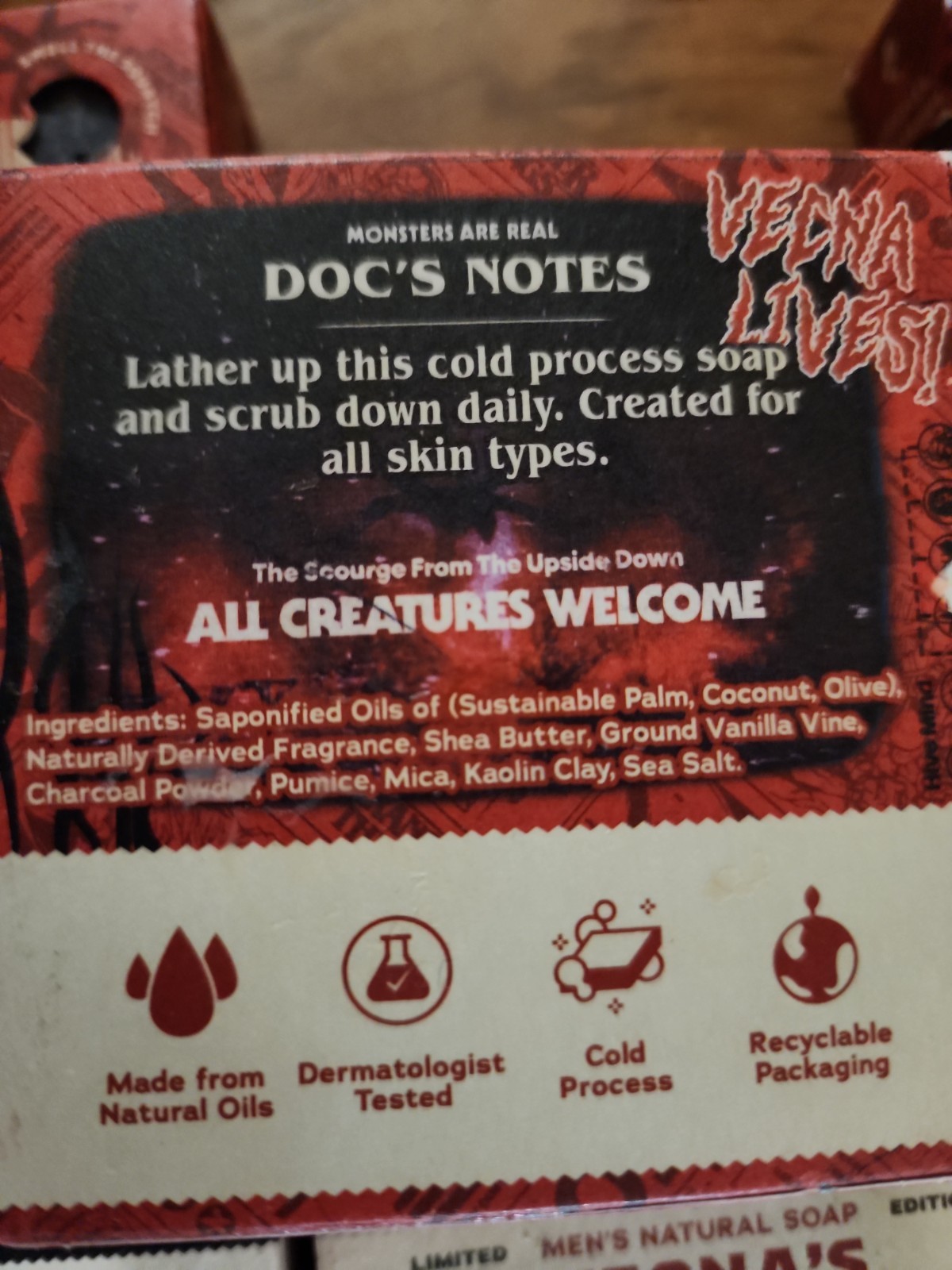 12 Pack- Dr. Squatch Stranger Things Vecna’s Curse Soap Limited Edition 5oz Each