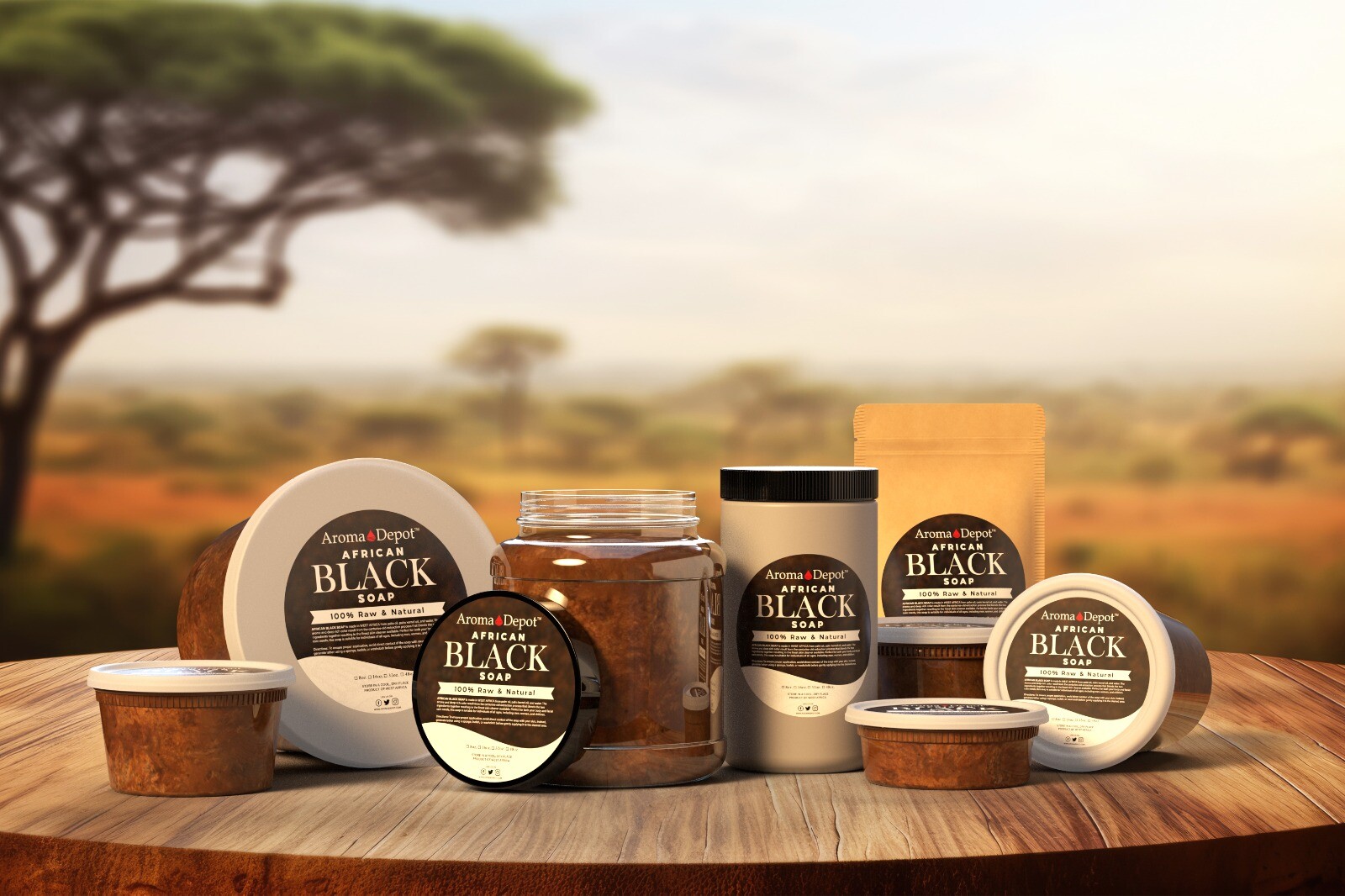 African Black soap PASTE 12 oz. Natural Soap Body & Face Wash For Acne Dark Spot