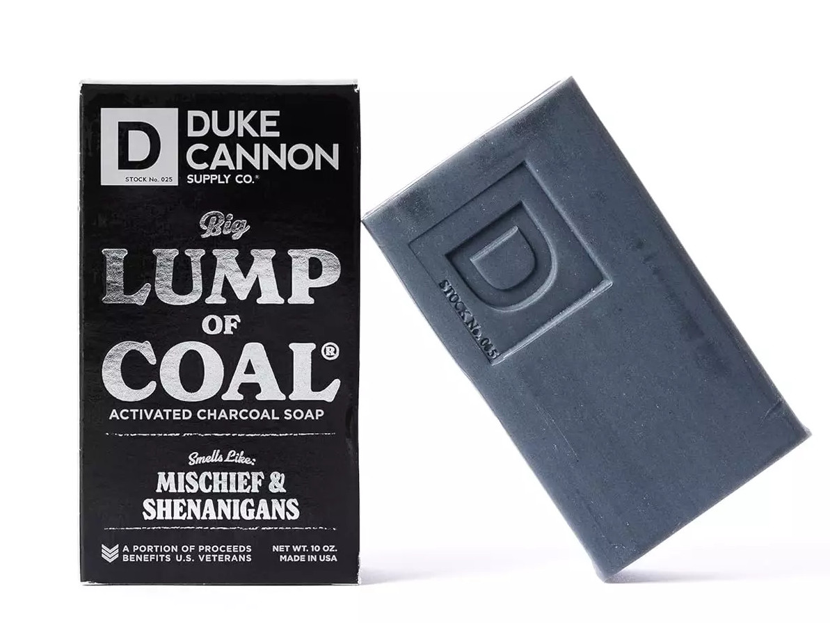 DUKE CANNON “LUMP OF COAL” Big Ass Brick of Soap 10oz 2 PACK BUY MORE -SAVE MORE