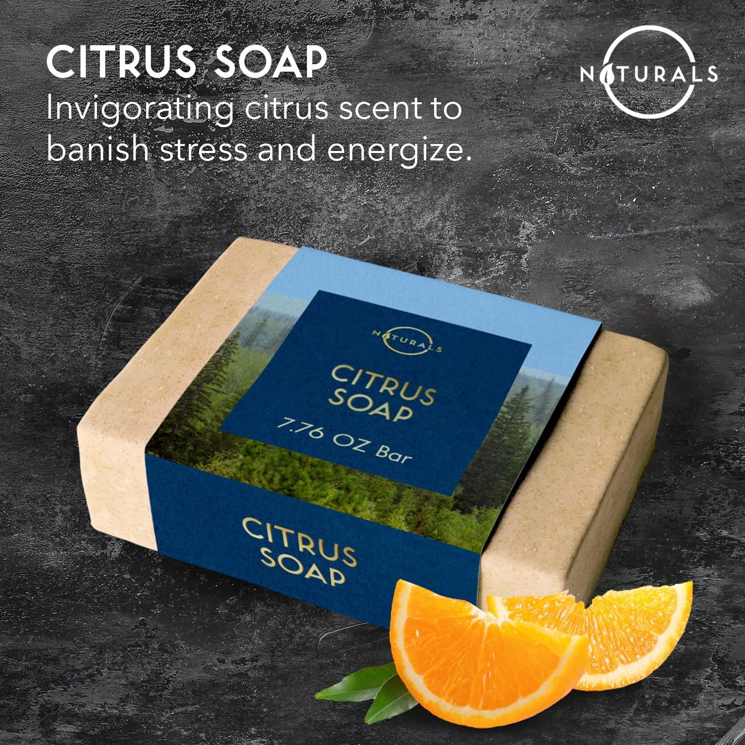 Natural Citrus Men’s Soap – Exfoliating & Moisturizing, Formula 7.76 oz