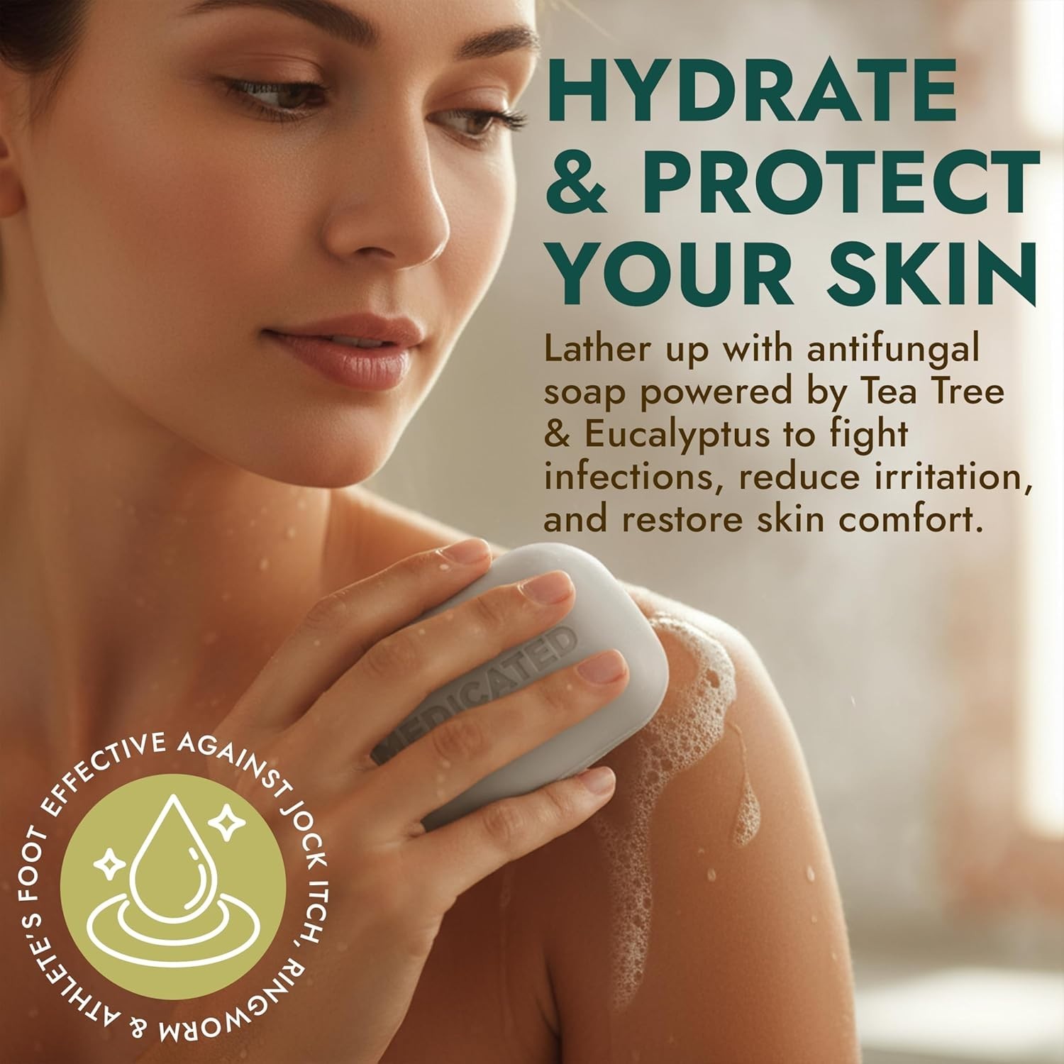 Armor Medicated Antifungal Soap | 1% Tolnaftate Relief