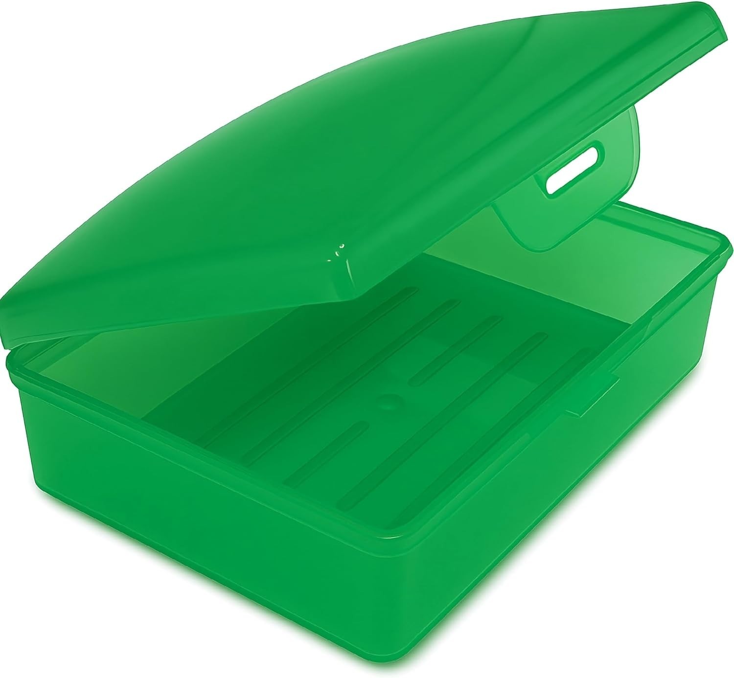 Soap Box Green, 1 Ct – Made in The – Soapbox with Hinged Lid and Secure Latch