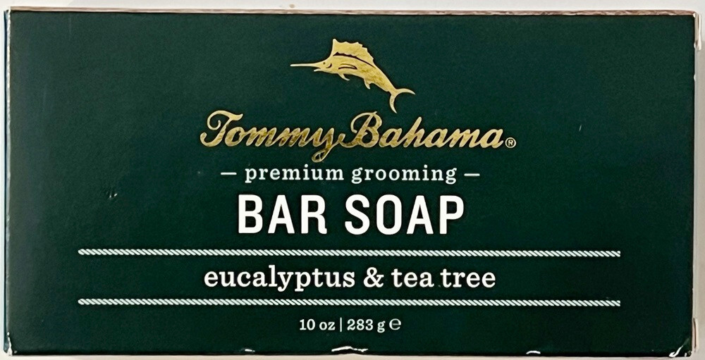 Tommy Bahama Men’s Premium Grooming 10 oz Bar Soap ~ Eucalyptus & Tea Tree