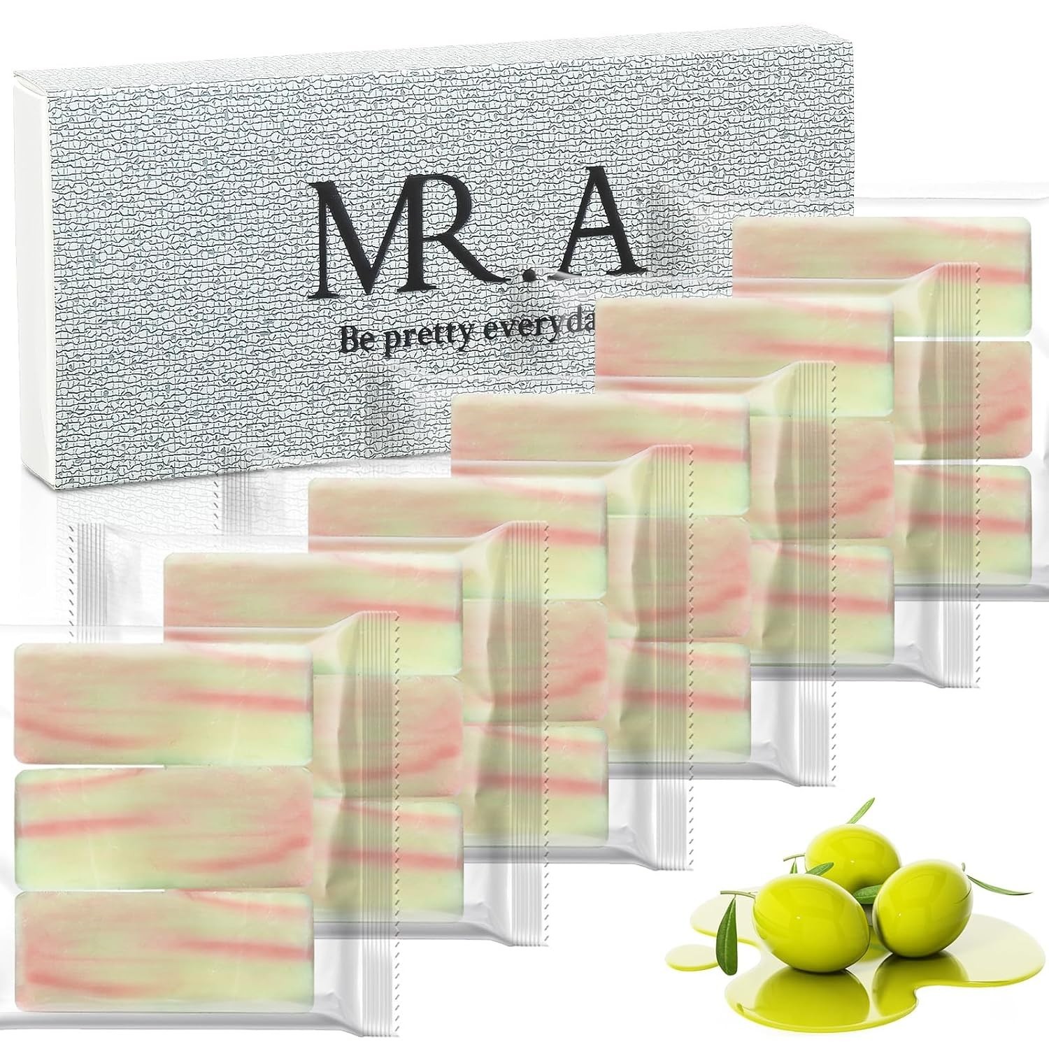 Organic Mini Hand Soap Set – 23 Sweet Scented Travel Bars for All Skin Types