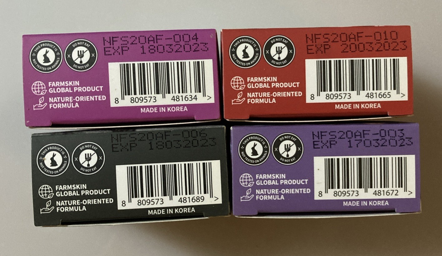4 Fresh Food For Skin Missing Puzzle Soaps. All Different. exp. 2023.