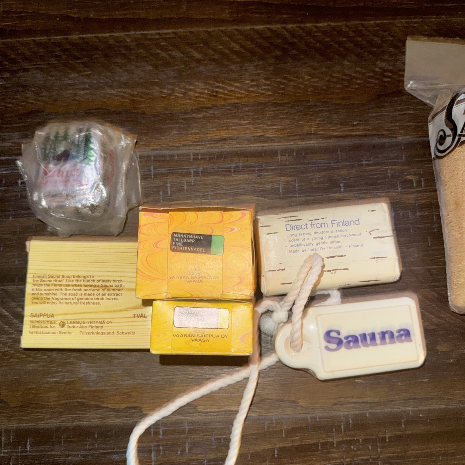 Vintage Finnish Spa Soap. 6 Various scents. Luffa. (2)