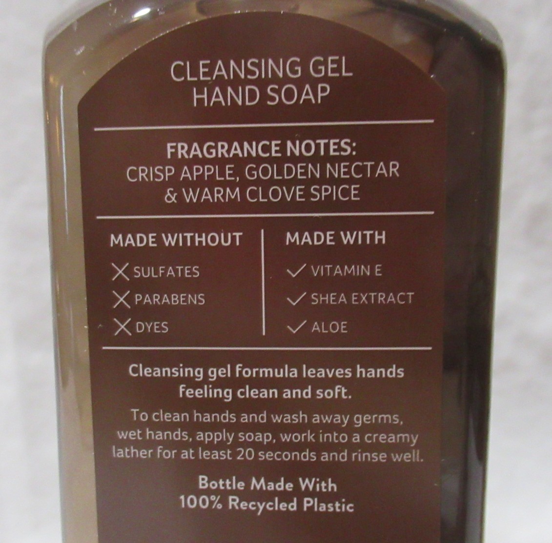 Bath & Body Works Cleansing Gel Hand Soap Lot Set of 2 Fall LEAVES