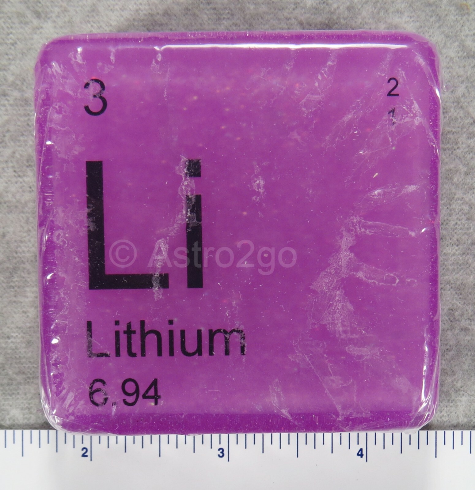 PERIODIC TABLE ELEMENT “Li” LITHIUM NOVELTY HAND BATH SOAP-4 oz JUST BUBBLY NEW!