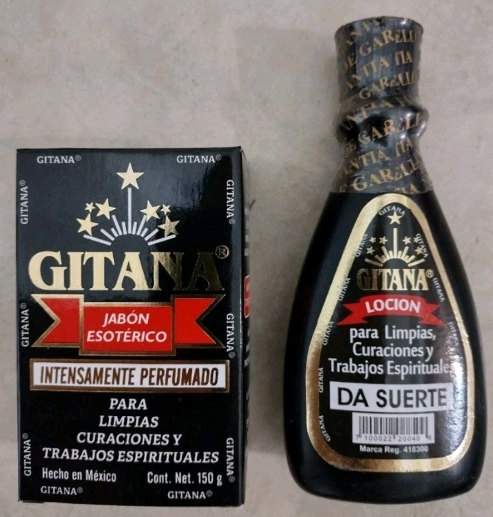 GITANA JABON Y LOCION ESOTERICO SPIRITUAL SOAP AND LOTION GOOD LUCK – 1 OF EACH