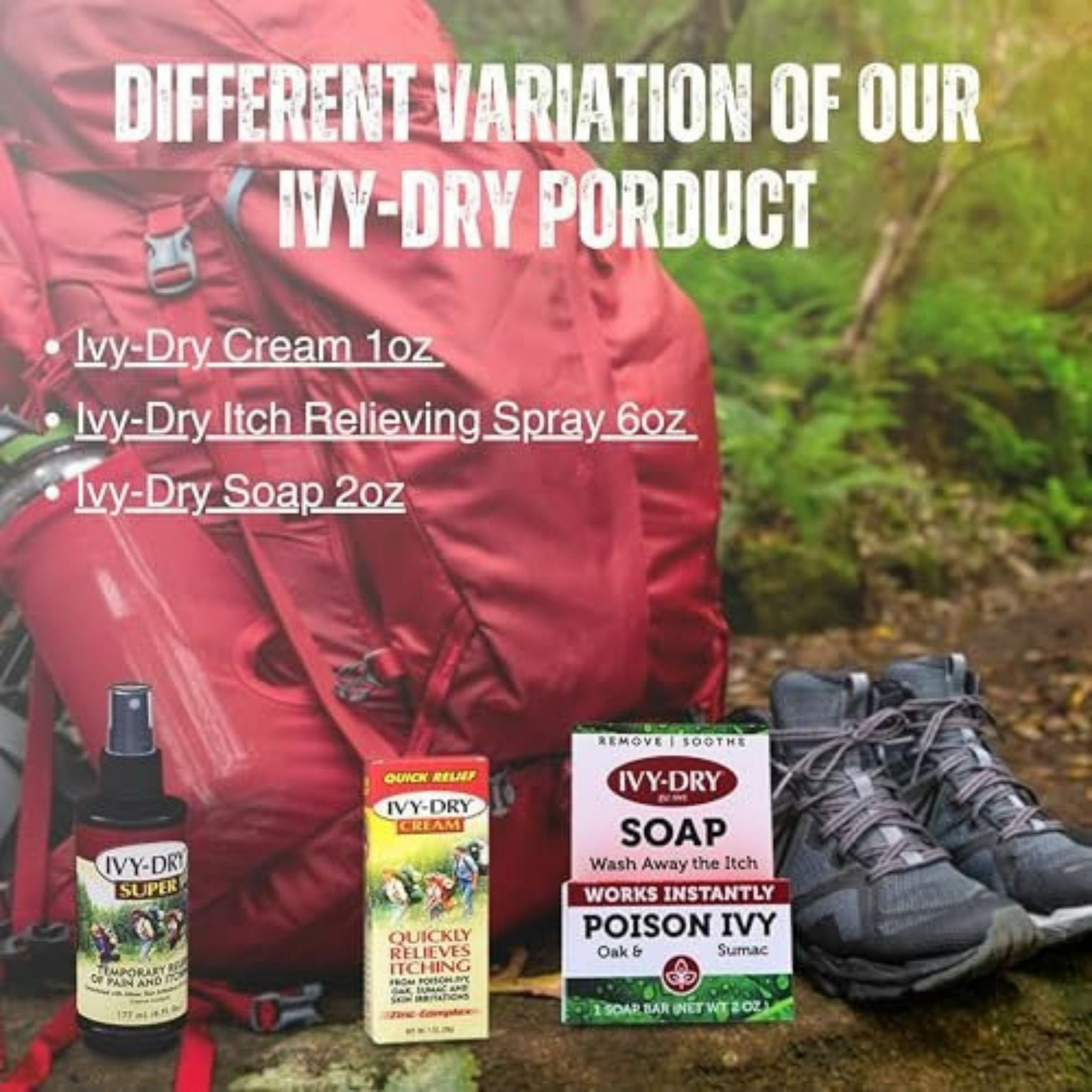 Ivy-dry Soap. Instantly Removes Poison-Ivy, Oak and Sumac