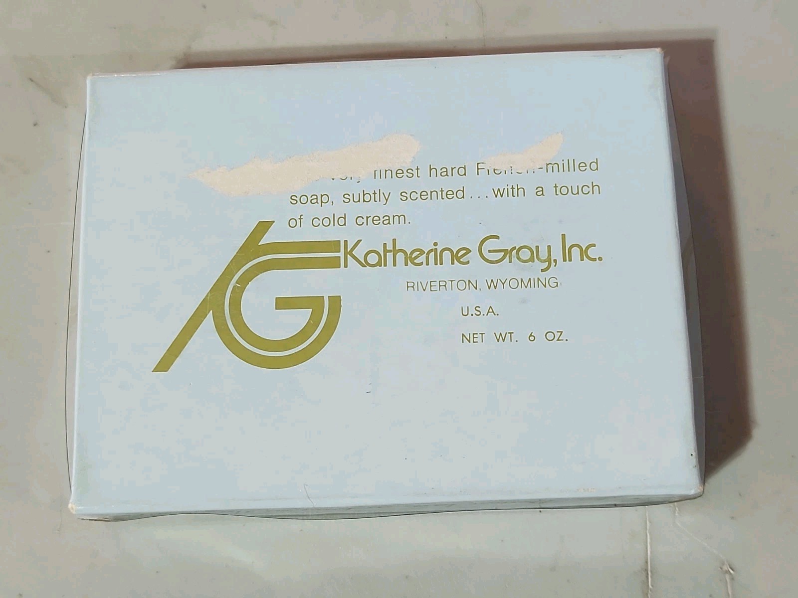Vintage Katherine Gray French Milled Soap 5.5 Oz 2 Bars With Tall Ships