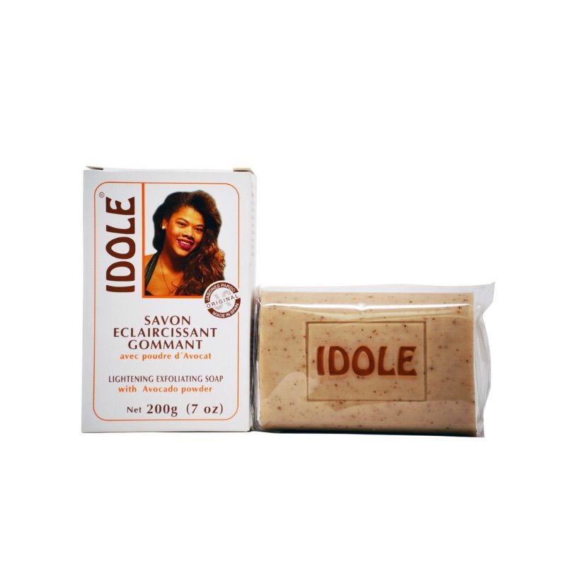 PACK 3. IDOLE Lightening Exfoliating Soap With Avocado Powder 200g (7 Oz)