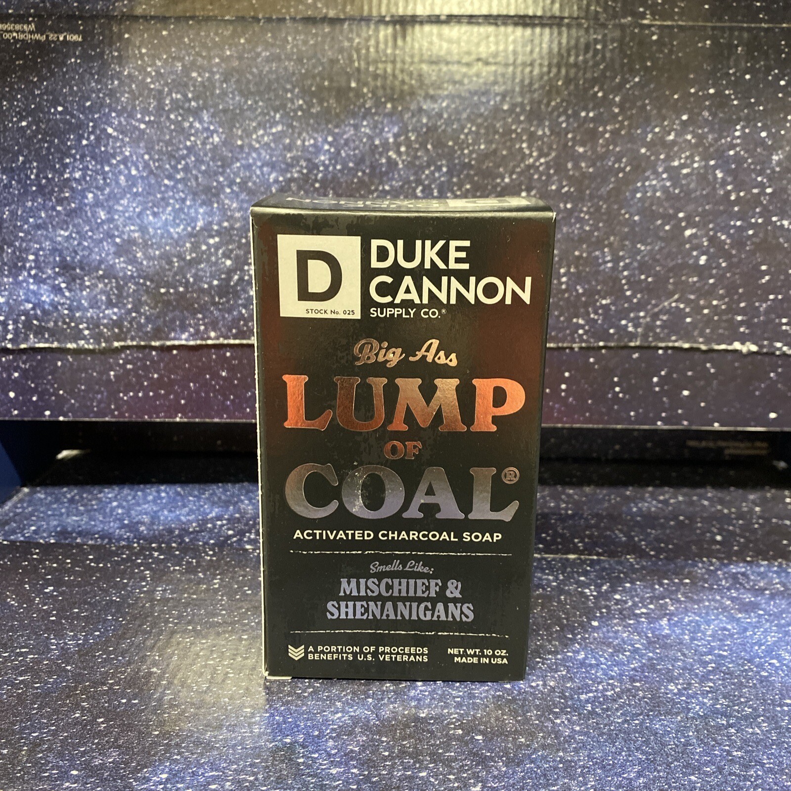 Duke Cannon Big Ass Lump Of Coal Soap for Men 10oz Activated Charcoal Soap Bar