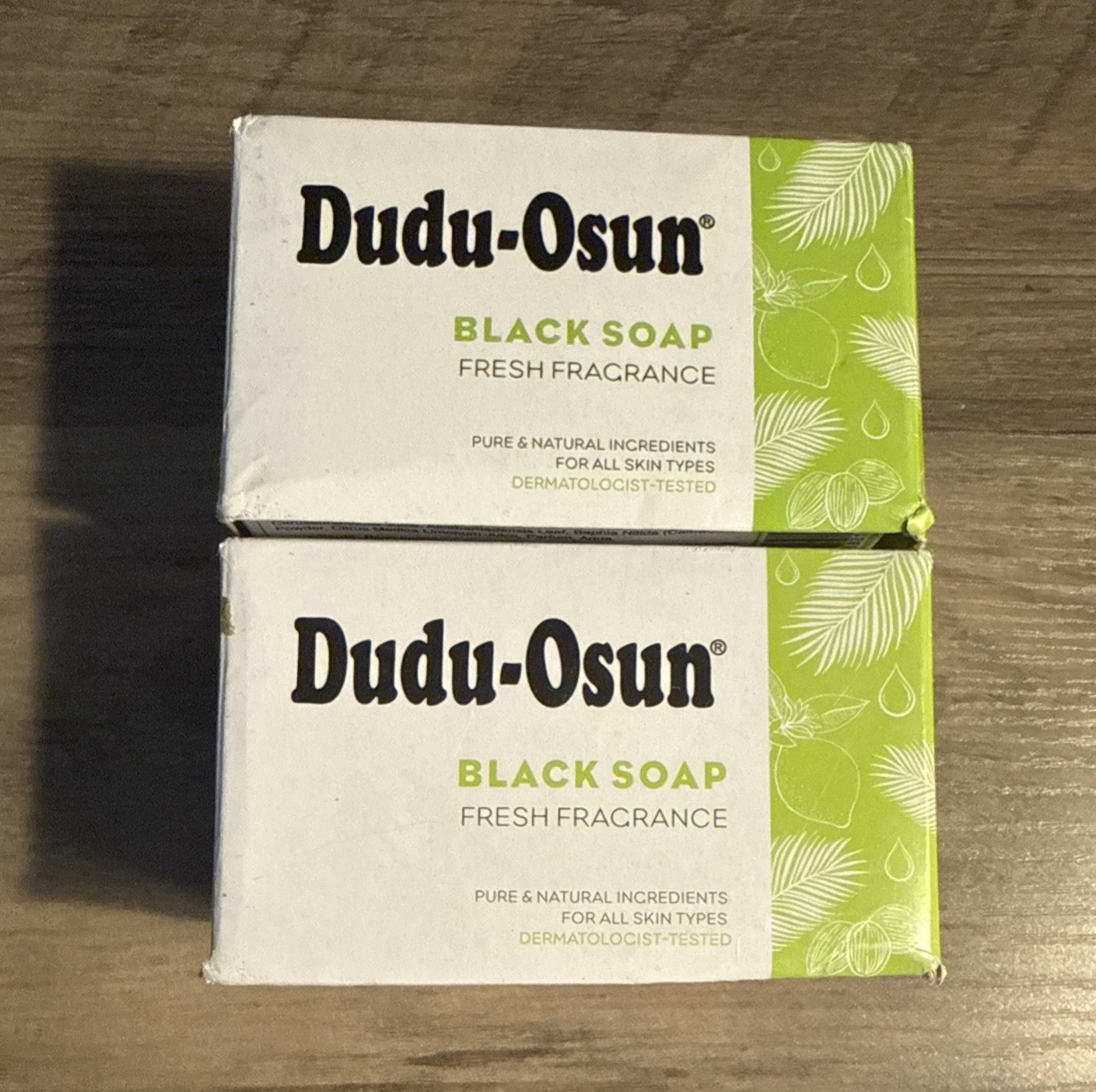 Dudu Osun Black Soap Pure Ingredients US Ship, Original, 150g (Pack of 2)