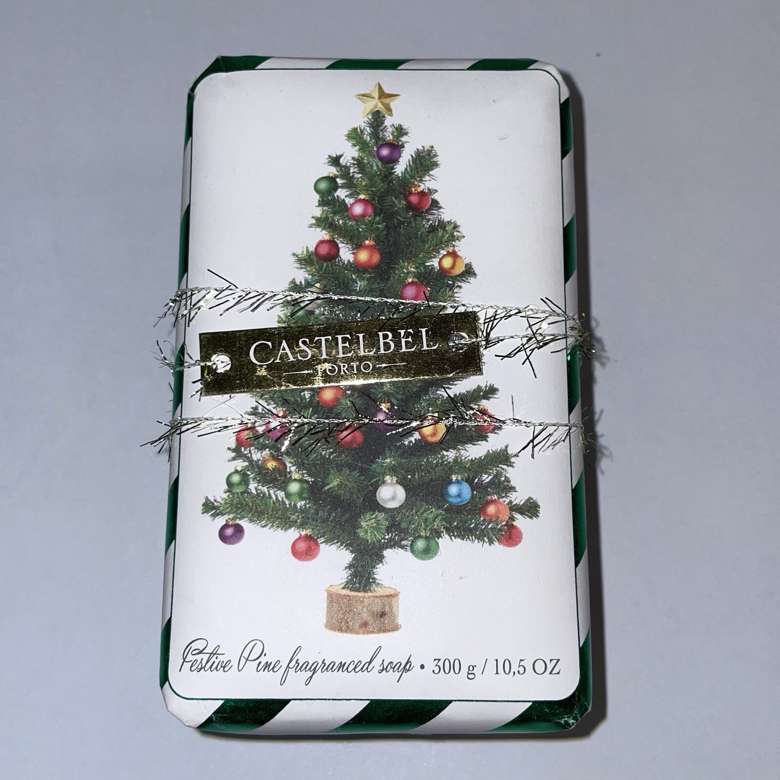 Castebel Porto “Festive Pine” Fragranced Large Bar Soap 10.5oz Christmas