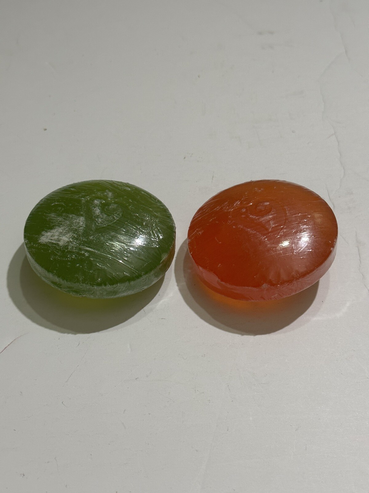 2 Victoria’s Secret Soap Bar pear Glacé Translucent & Peach Hyacinth Crystalline