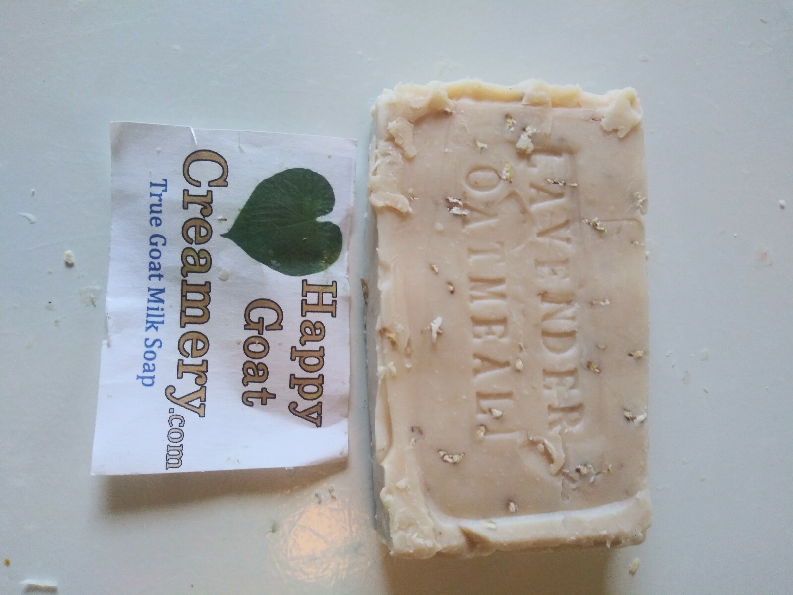 10 BARS LAVENDER OATMEAL RAW GOAT MILK SOAP HAPPY GOAT CREAMERY CHEAP